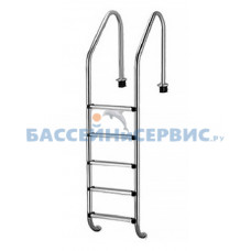 Лестница 5 ступеней (ш.б.) Mayer Schwimmbad STANDART SL-515  AISI-316